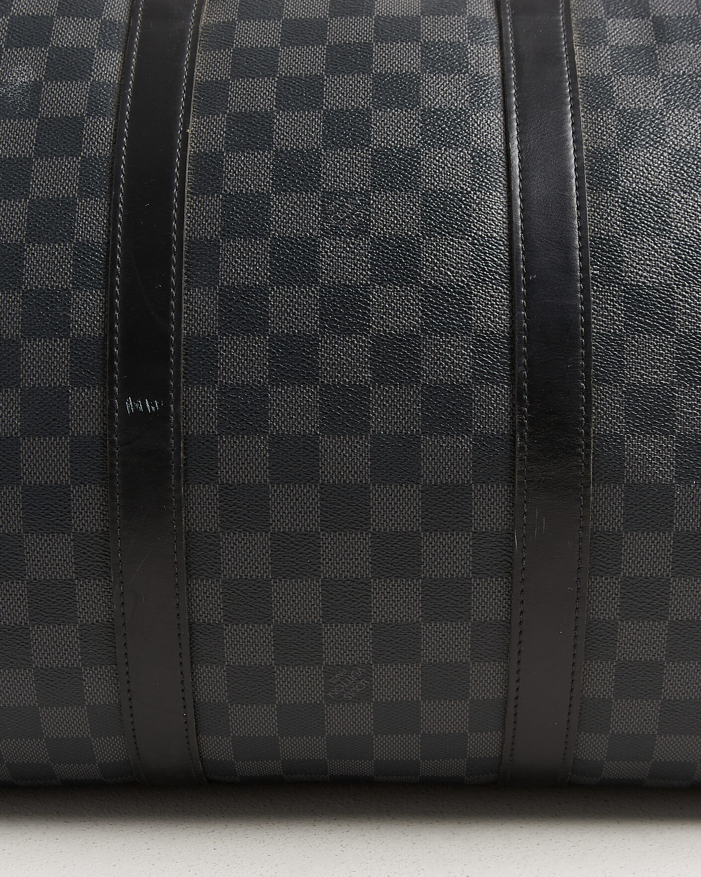 Hombres | Pre-Owned & Vintage Bags | Louis Vuitton Pre-Owned | Keepall 55 Bandouliére Damier Graphite