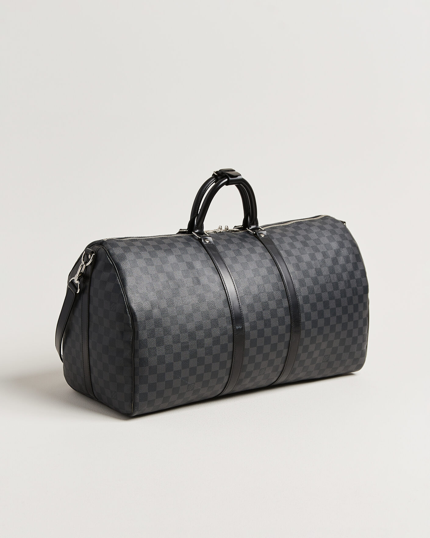 Hombres | Pre-Owned & Vintage Bags | Louis Vuitton Pre-Owned | Keepall 55 Bandouliére Damier Graphite