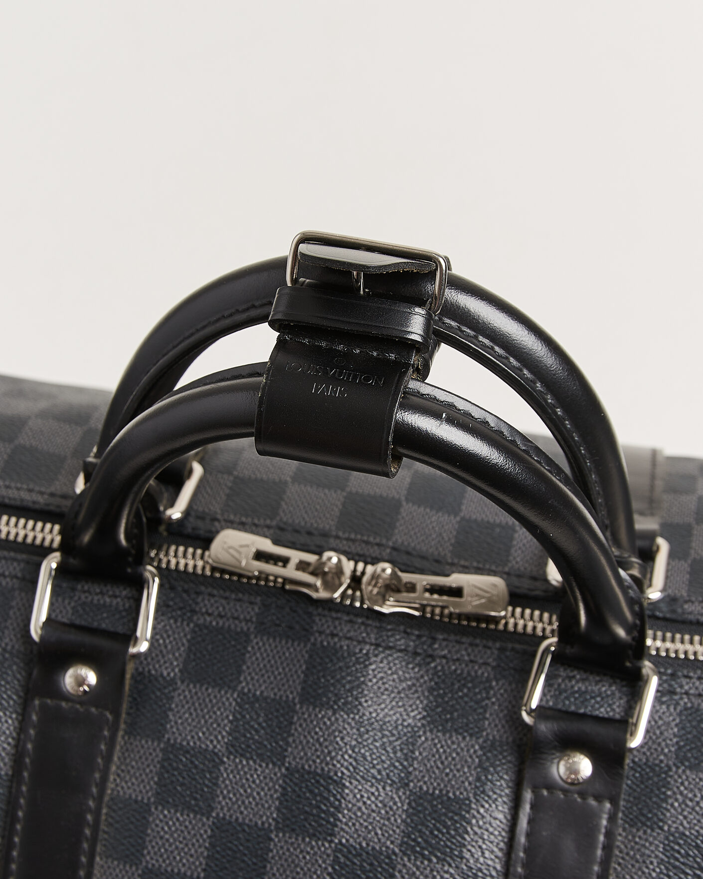 Hombres | Pre-Owned & Vintage Bags | Louis Vuitton Pre-Owned | Keepall 55 Bandouliére Damier Graphite