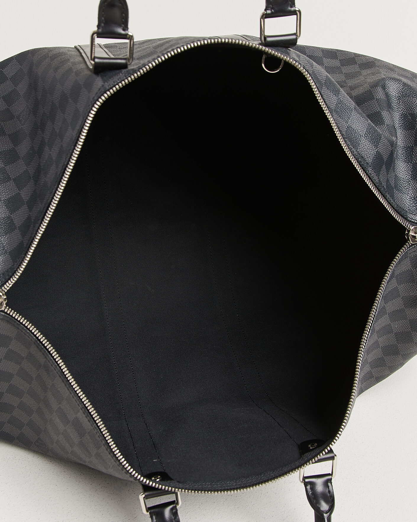 Hombres | Pre-Owned & Vintage Bags | Louis Vuitton Pre-Owned | Keepall 55 Bandouliére Damier Graphite