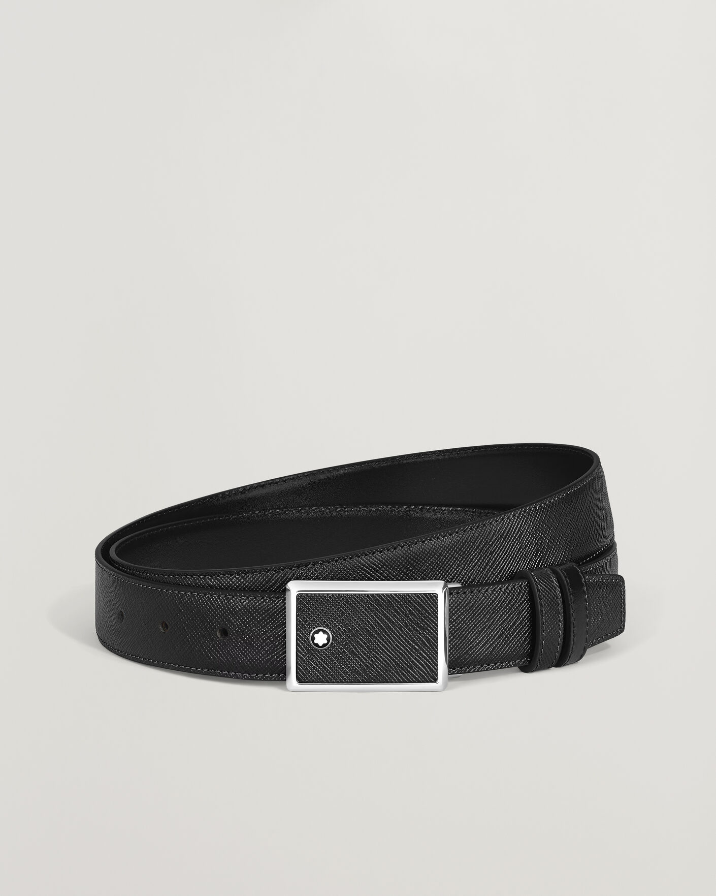 Hombres | Cinturones | Montblanc | Buckle 30mm Leather Belt Black