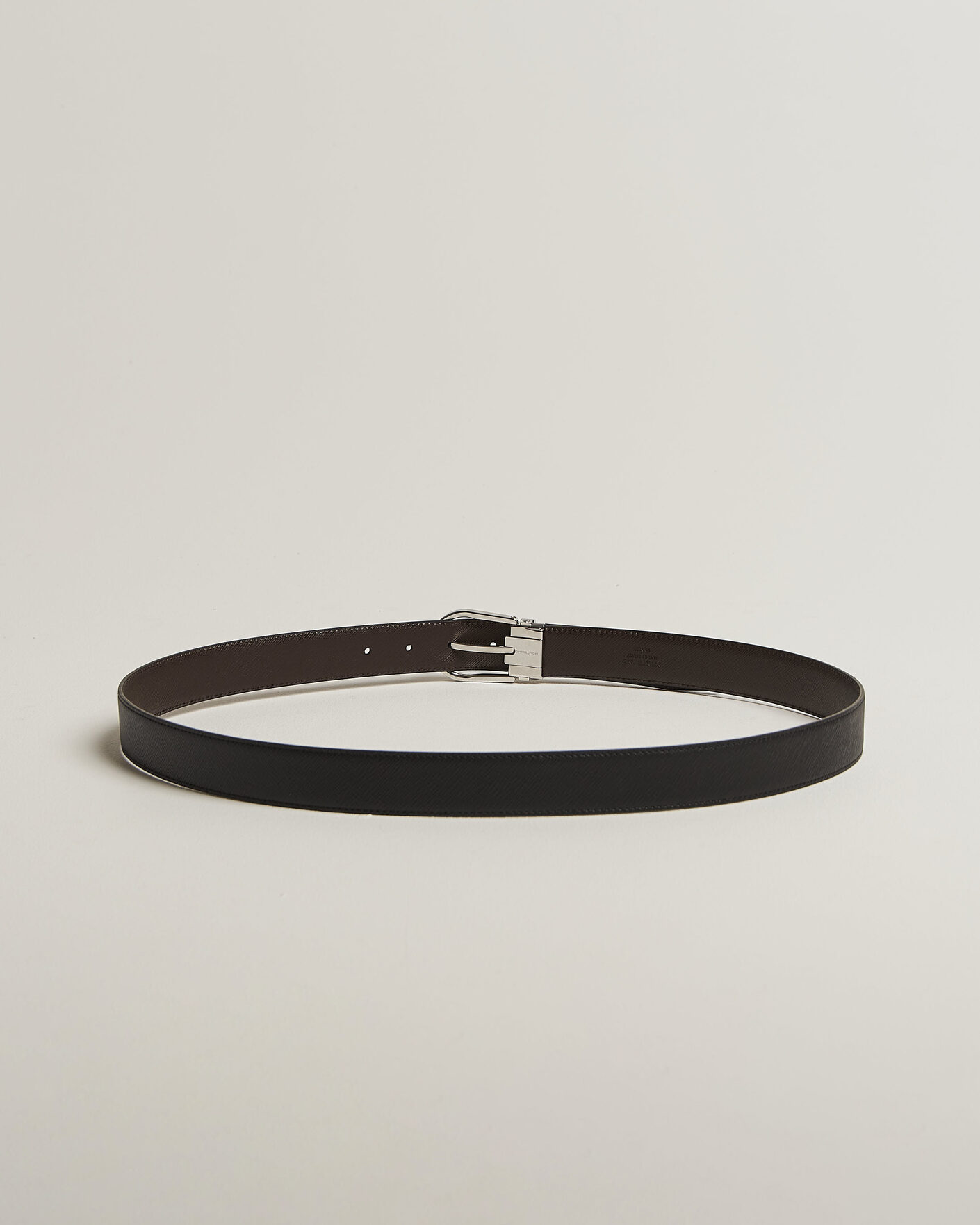 Hombres | Cinturones | Montblanc | Sartoial Horseshoe 30mm Reversible Belt Black/Brown