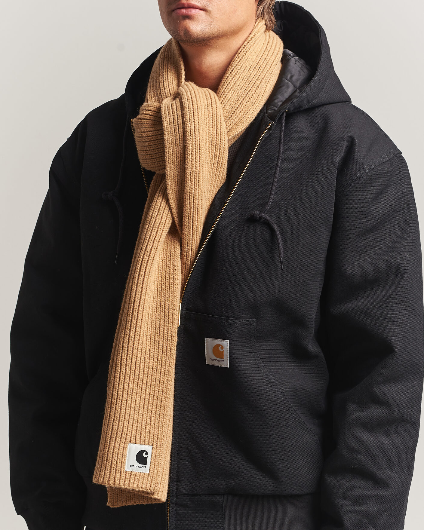 Hombres | Bufandas | Carhartt WIP | Mira Wool Scarf Dusty Hamilton