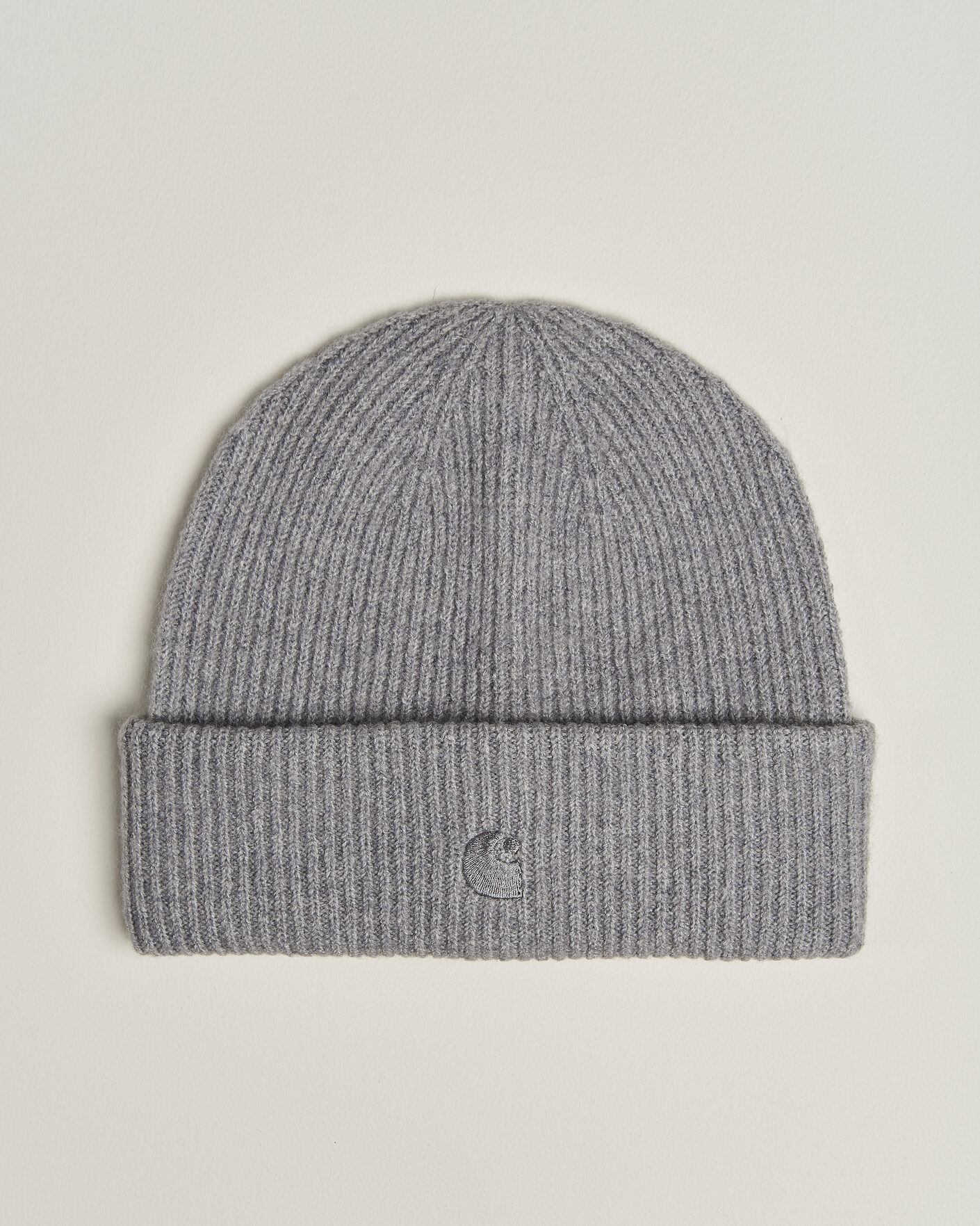 Hombres | Gorros | Carhartt WIP | Curtis Tonal Logo Beanie Shady Grey