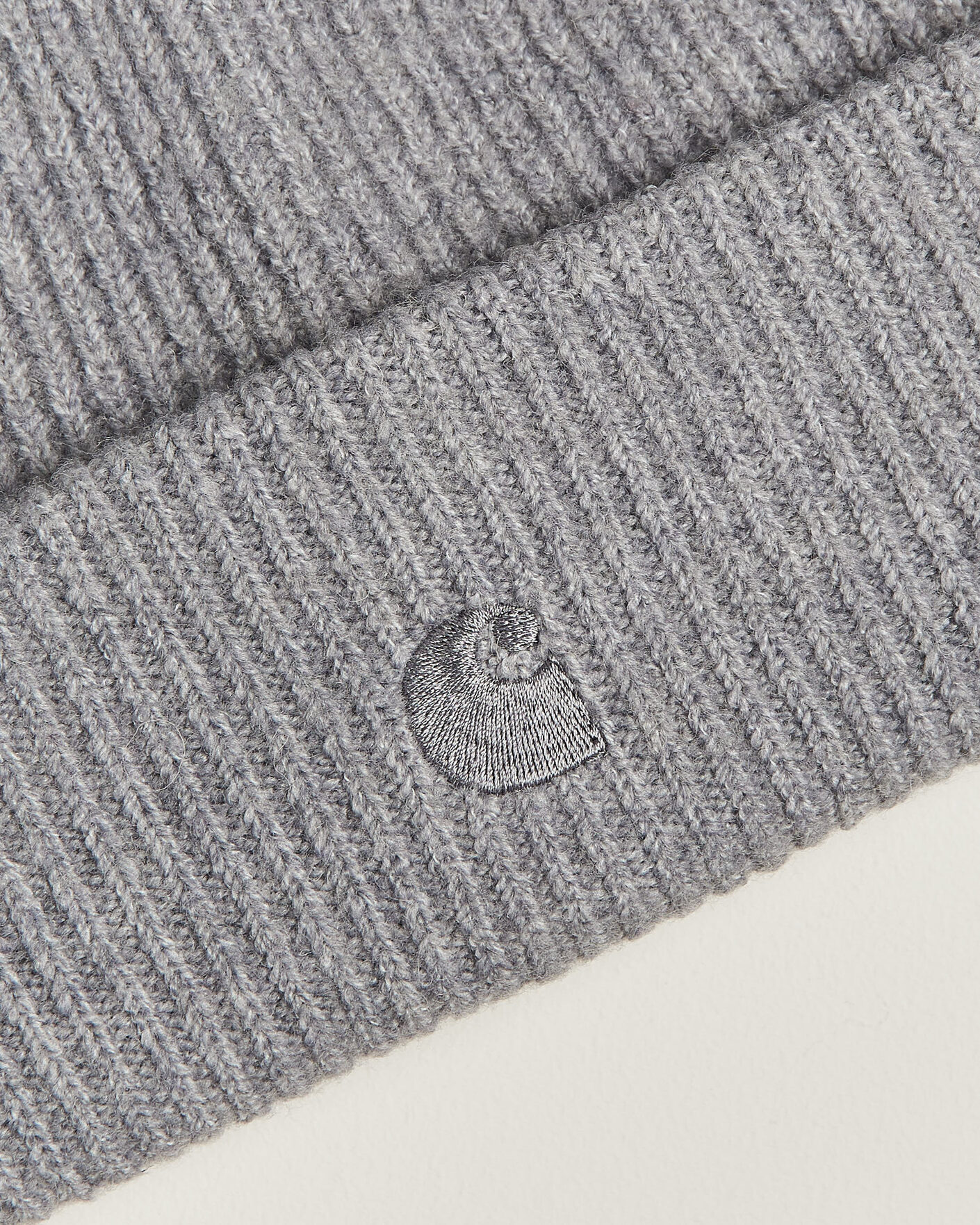 Hombres | Gorros | Carhartt WIP | Curtis Tonal Logo Beanie Shady Grey