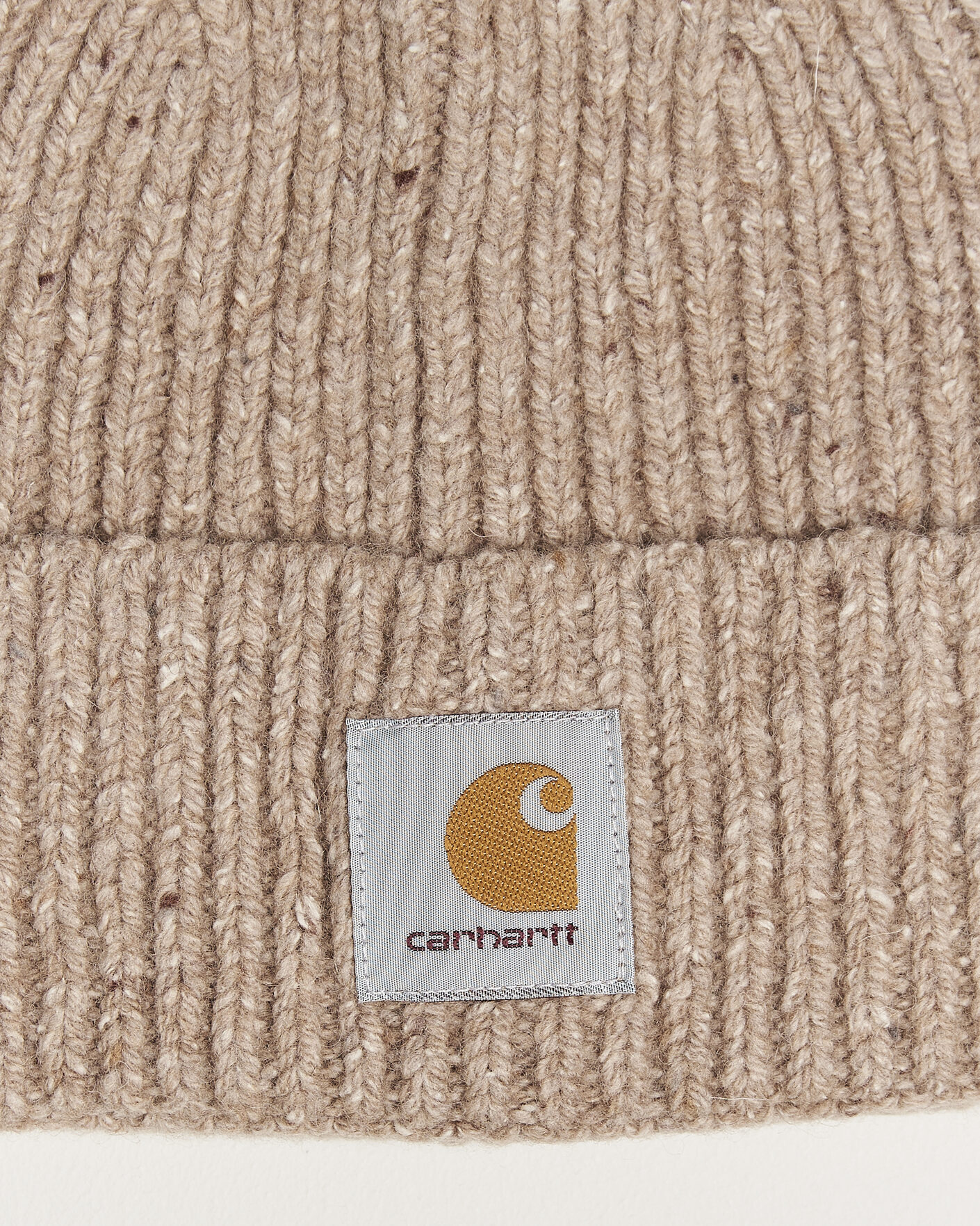 Hombres | Gorros | Carhartt WIP | Anglistic Wool/Cotton Beanie Specled Fleur De Sel