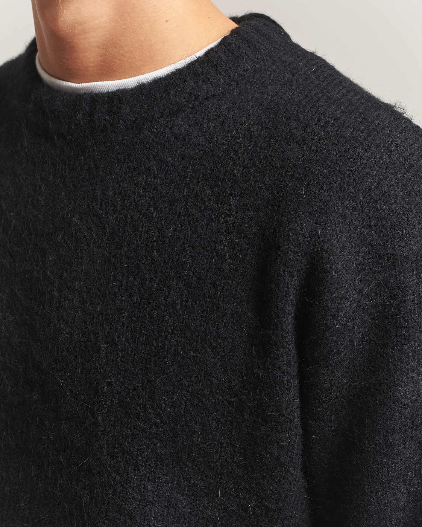 Hombres | Jerséis y prendas de punto | Carhartt WIP | Merton Knitted Alpaca Sweater Black