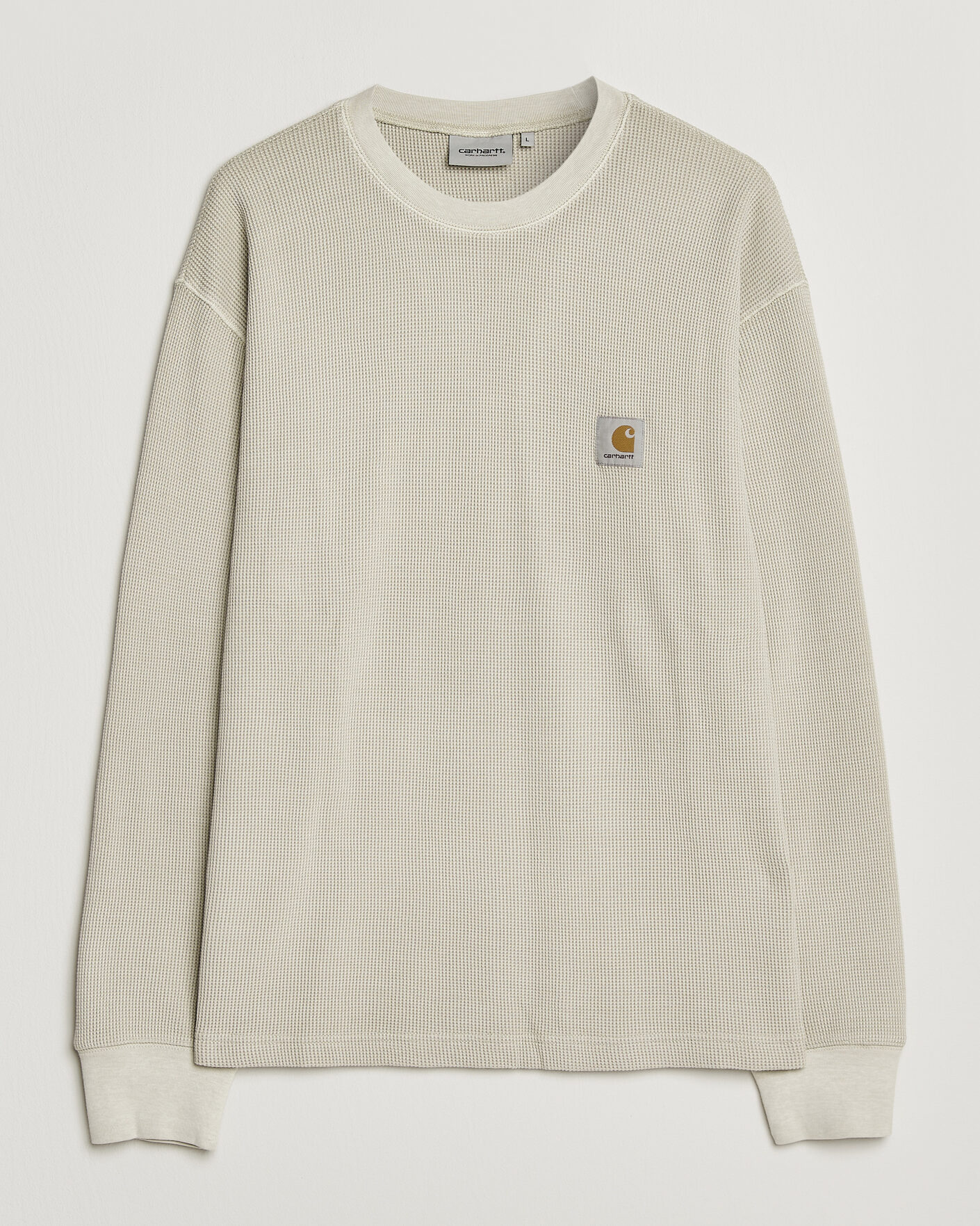 Hombres | Camisetas | Carhartt WIP | Long Sleeve Waffle T-Shirt Fleur De Sel