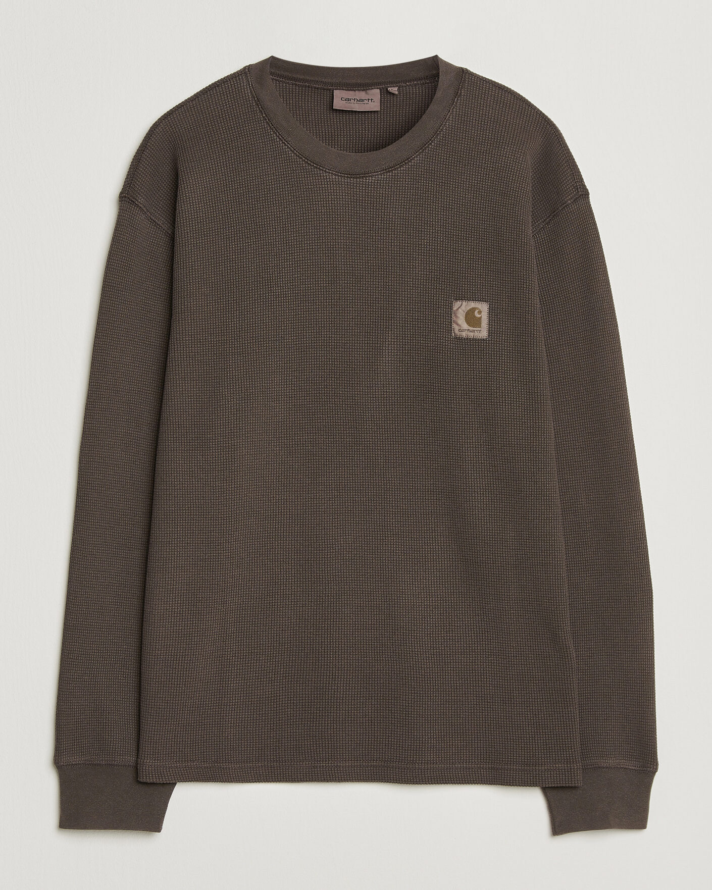Hombres | Camisetas | Carhartt WIP | Long Sleeve Waffle T-Shirt Tobacco
