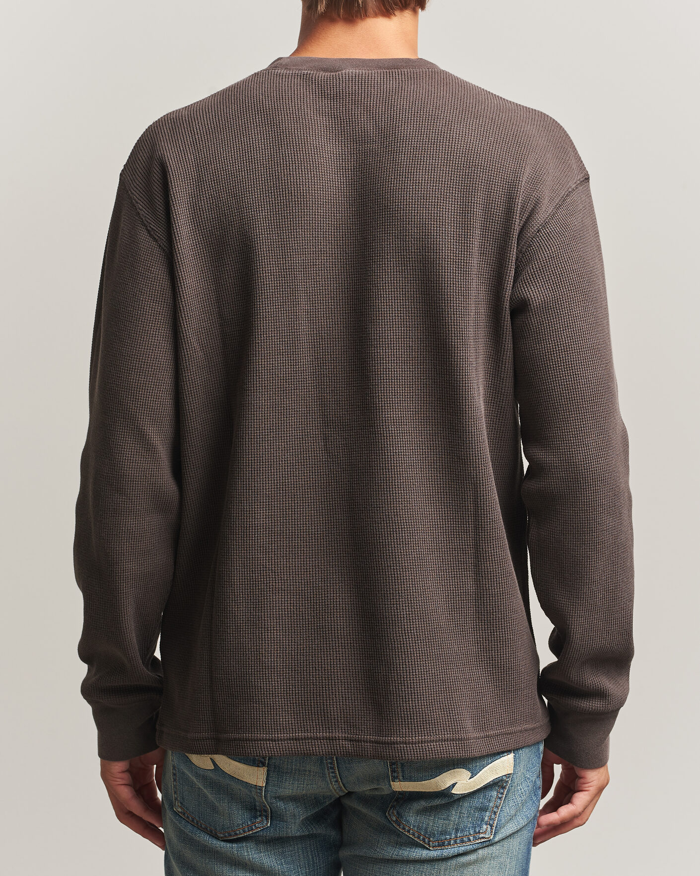Hombres | Camisetas | Carhartt WIP | Long Sleeve Waffle T-Shirt Tobacco
