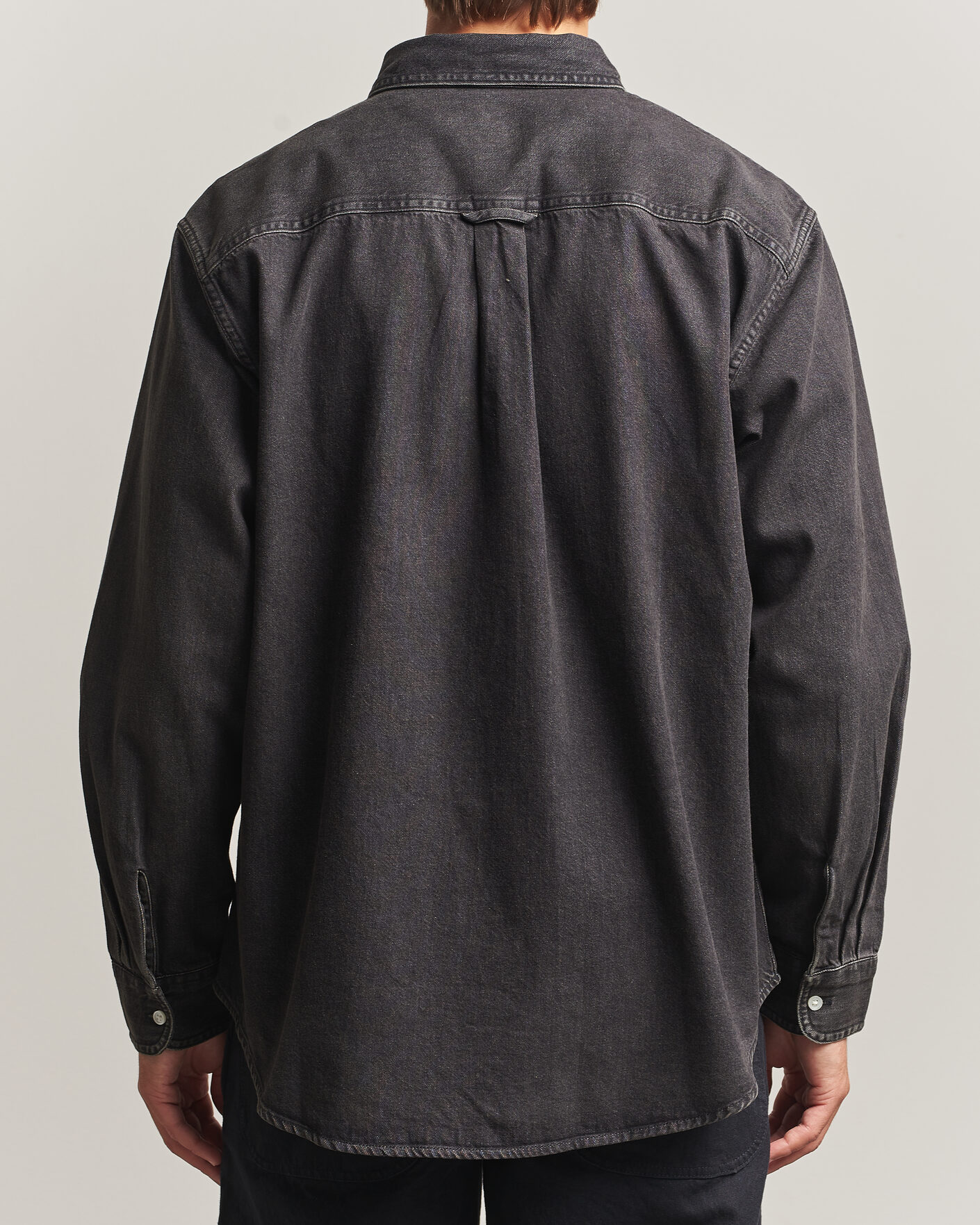 Hombres | Camisas | Carhartt WIP | Lucas Denim Shirt Black