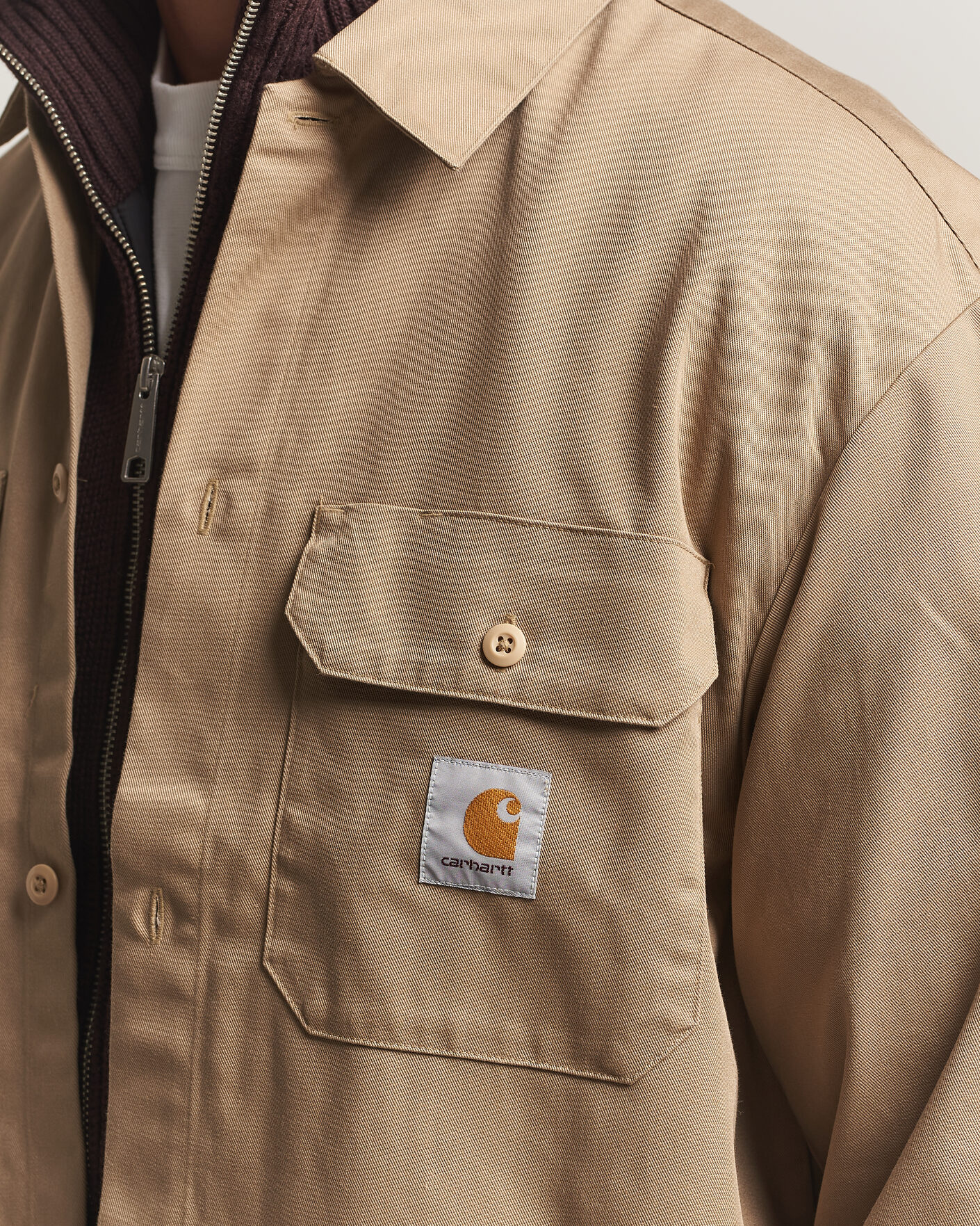 Hombres | Camisas | Carhartt WIP | Craft Twill Shirt Leather