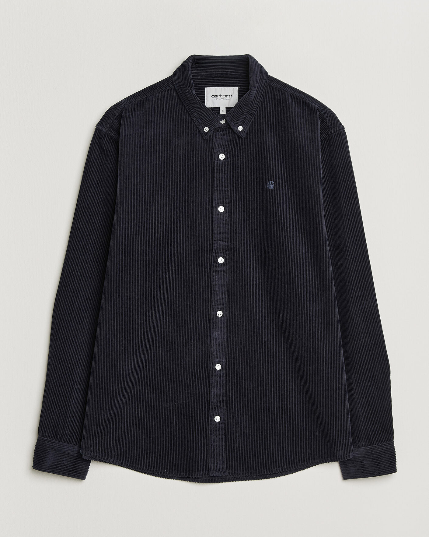 Hombres | Camisas | Carhartt WIP | Madison Cord Shirt Dark Navy
