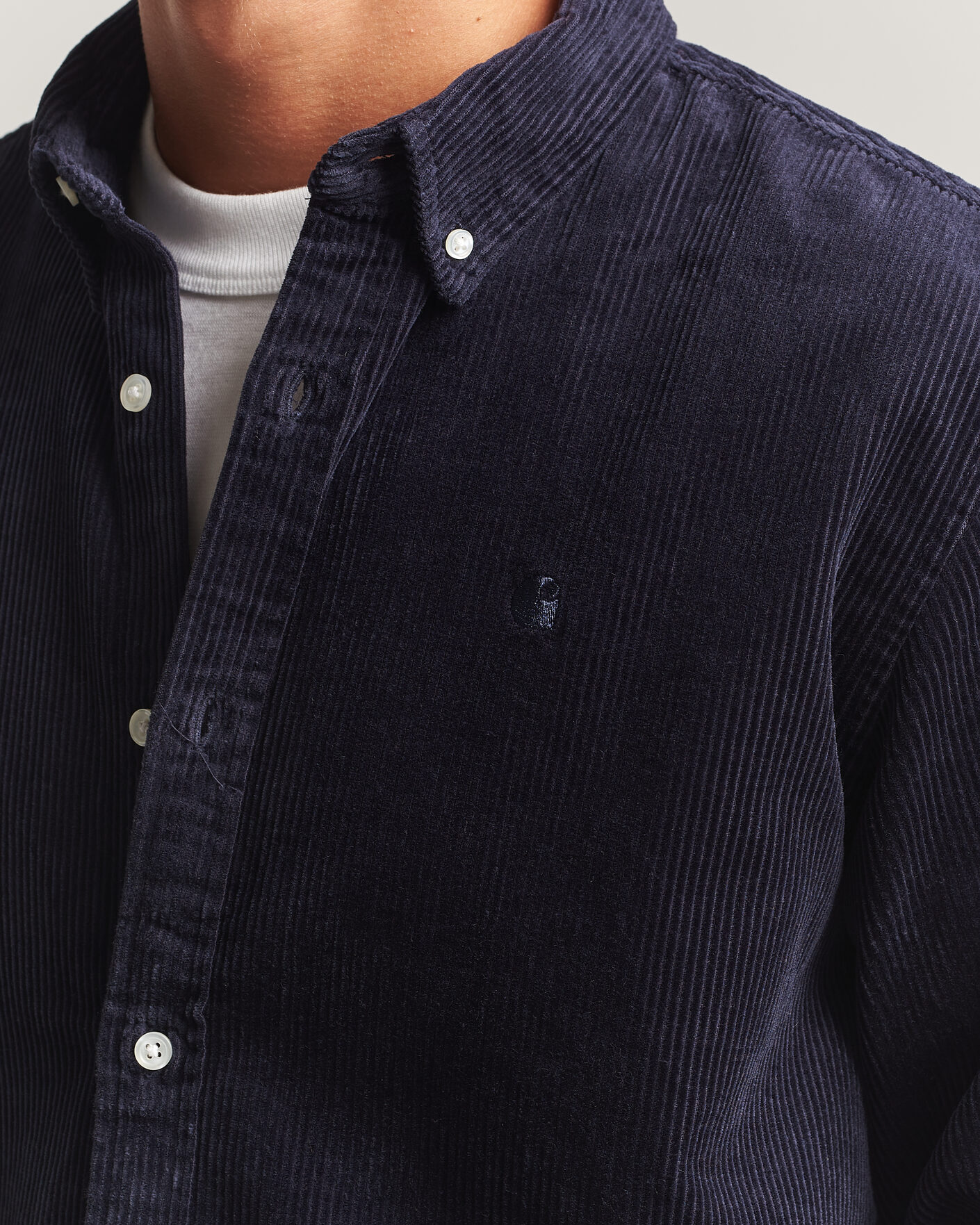 Hombres | Camisas | Carhartt WIP | Madison Cord Shirt Dark Navy