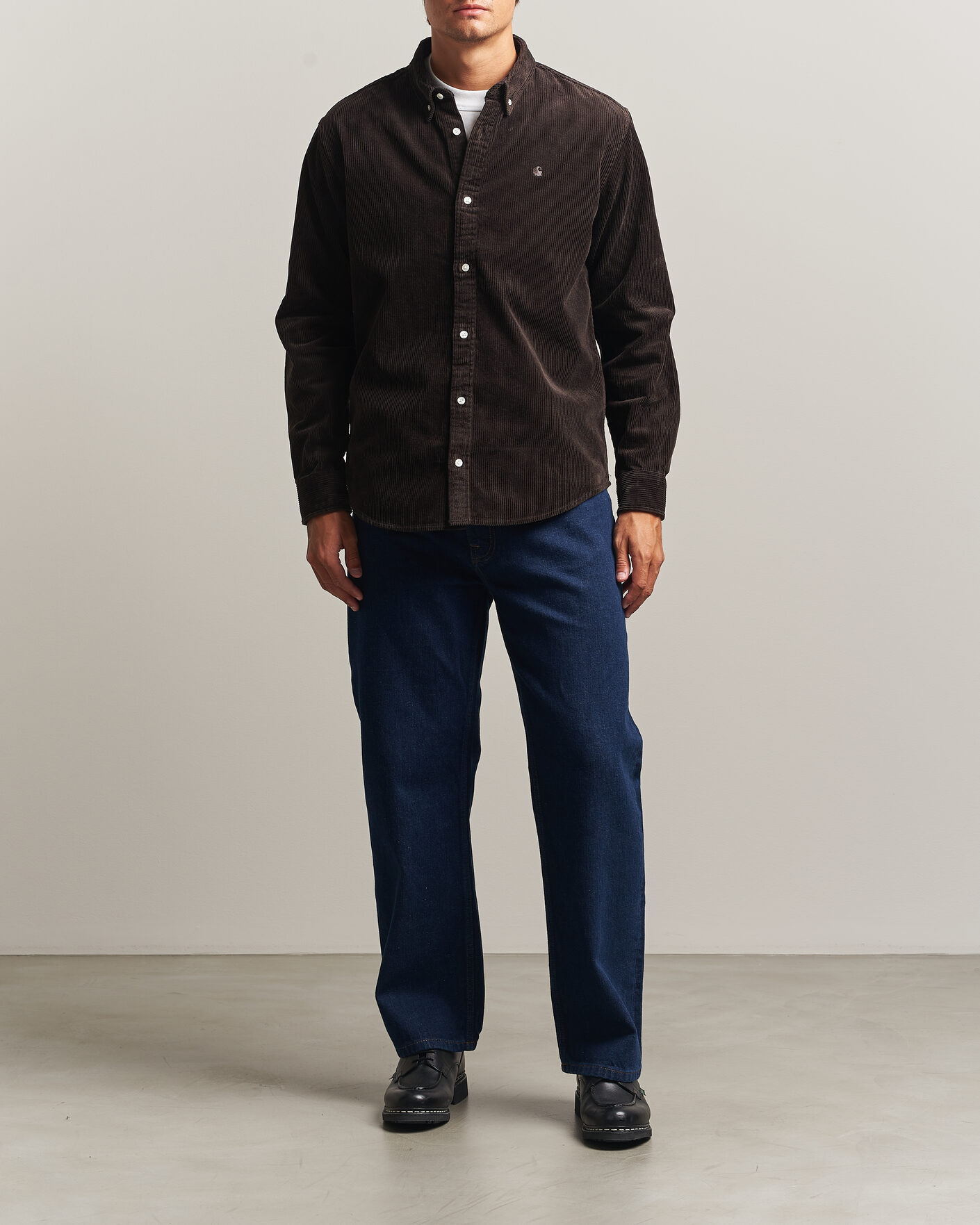 Hombres | Camisas | Carhartt WIP | Madison Cord Shirt Tobacco