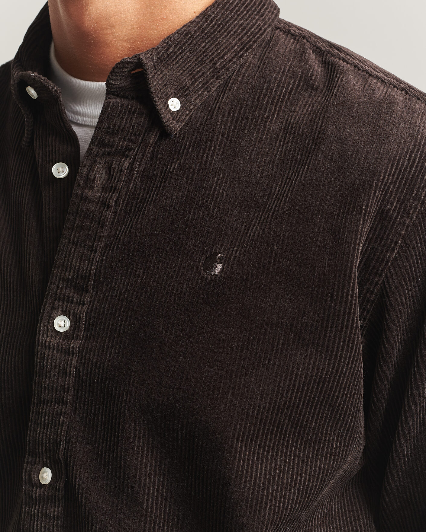 Hombres | Camisas | Carhartt WIP | Madison Cord Shirt Tobacco
