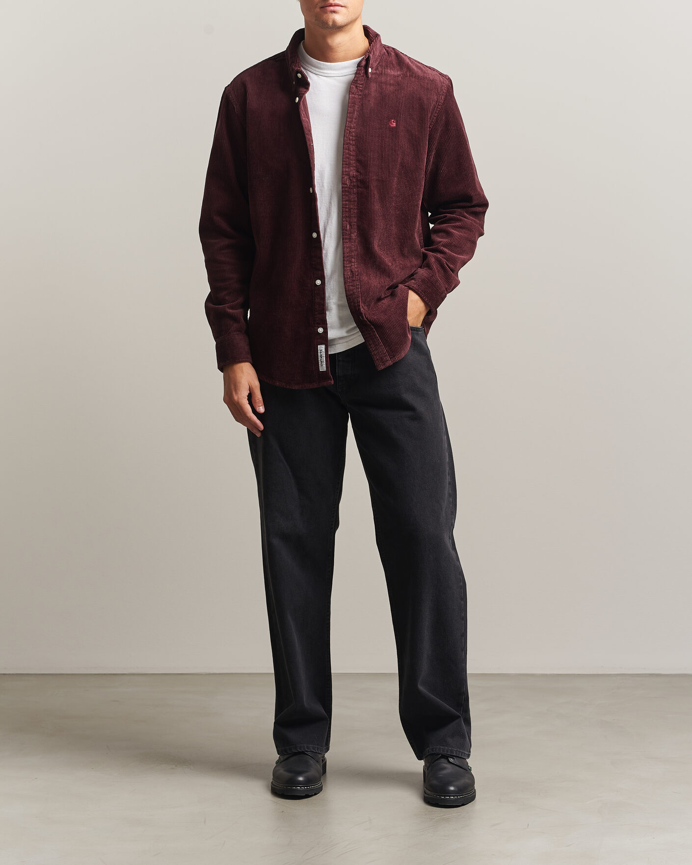Hombres | Camisas | Carhartt WIP | Madison Cord Shirt Amarone