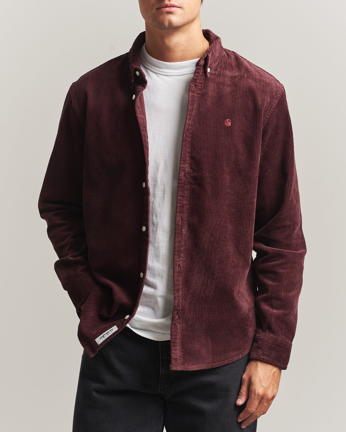 Hombres | Camisas | Carhartt WIP | Madison Cord Shirt Amarone