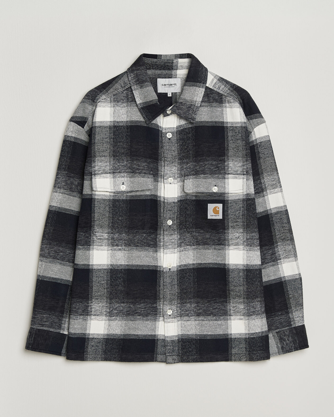 Hombres | Camisas | Carhartt WIP | Esterson Checked Shirt Dark Navy
