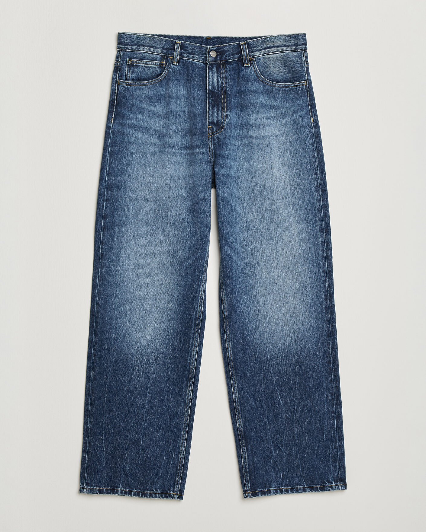 Hombres | Pantalones | Carhartt WIP | Payson Pant Blue Marble Used Wash