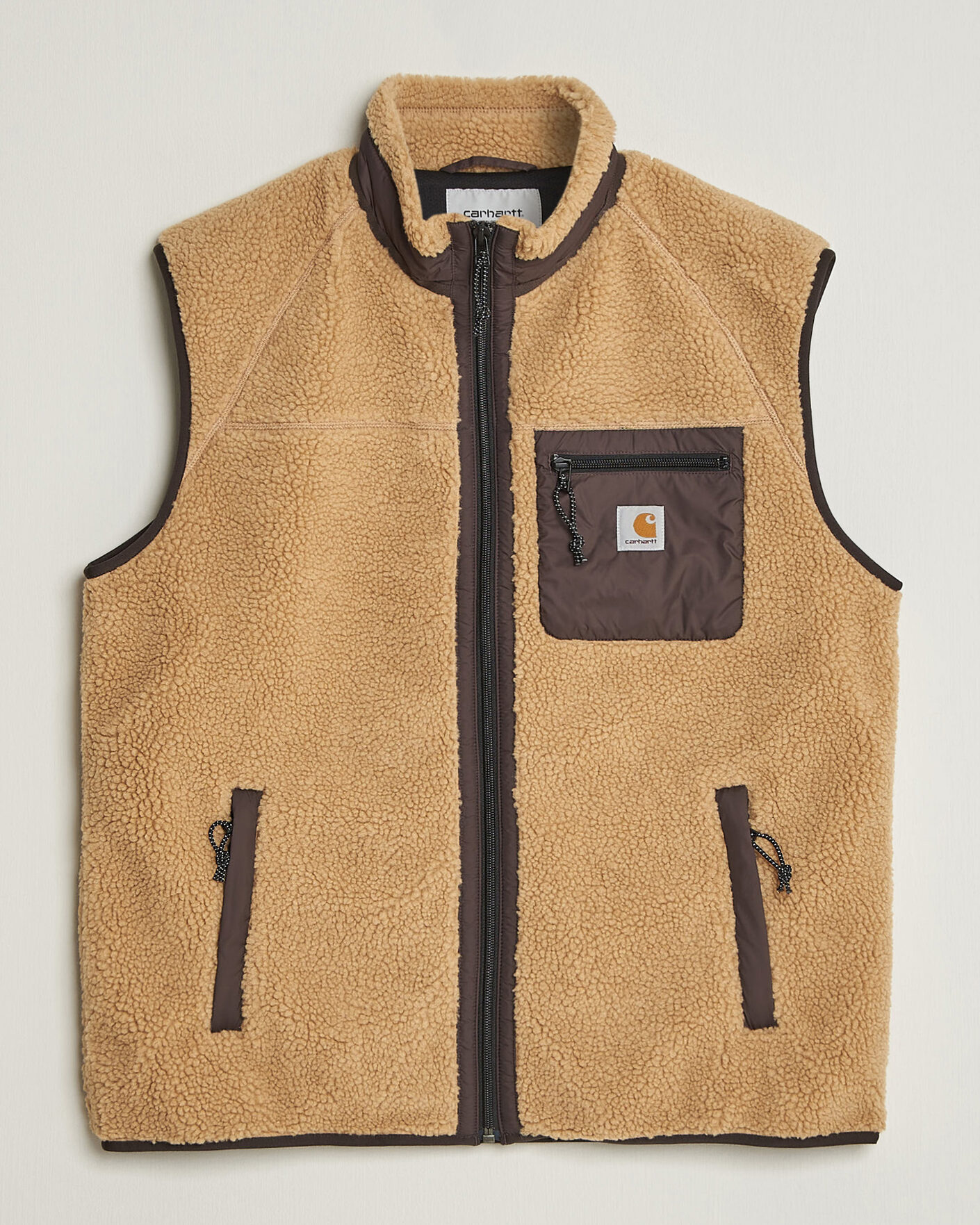 Hombres | Chalecos | Carhartt WIP | Prentis Pile Vest Tobacco