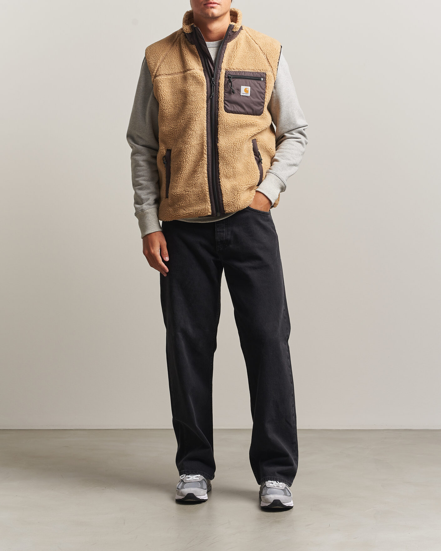 Hombres | Chalecos | Carhartt WIP | Prentis Pile Vest Tobacco