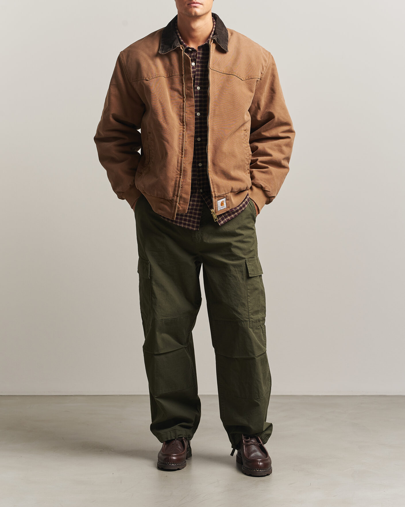 Hombres | Abrigos y chaquetas | Carhartt WIP | OG Santa Fe Jacket Whip H Brown