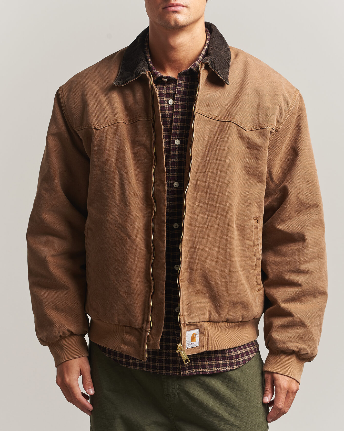 Hombres | Abrigos y chaquetas | Carhartt WIP | OG Santa Fe Jacket Whip H Brown