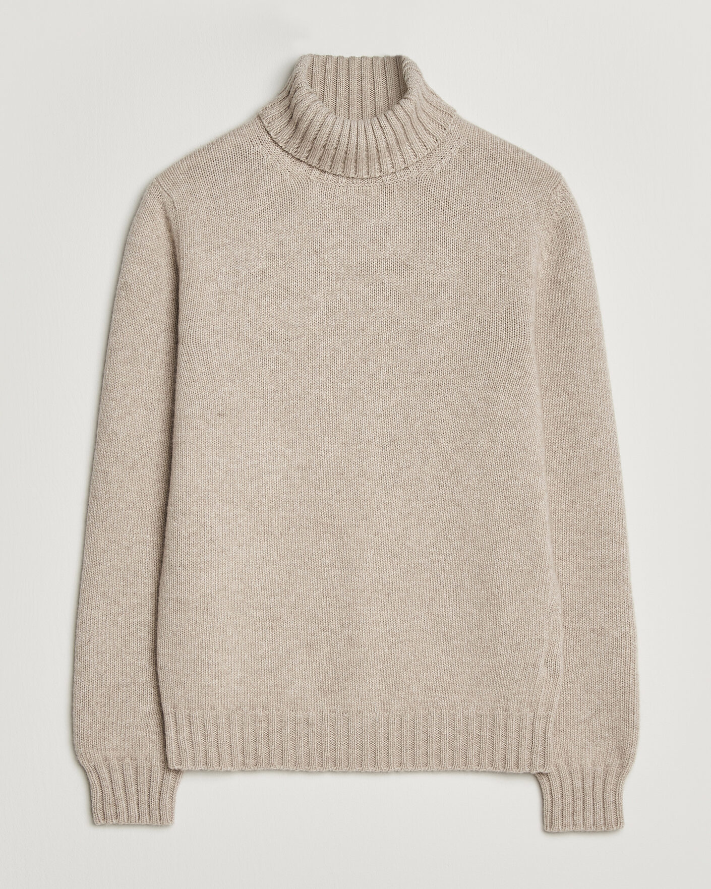 Hombres | Jerséis y prendas de punto | Fedeli | Wool/Cashmere Rollneck Beige