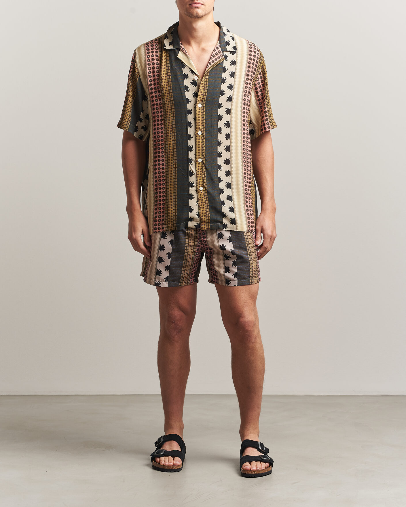 Hombres | Camisas | OAS | Mixset Rocco Printed Cuba Short Sleeve Shirt Multi