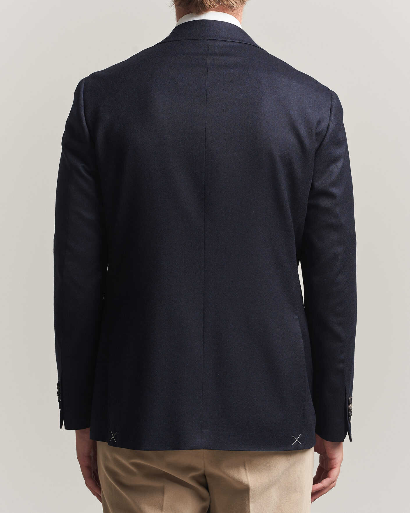 Hombres | Blazers | Canali | Kei Impeccabile Flannel Blazer Navy