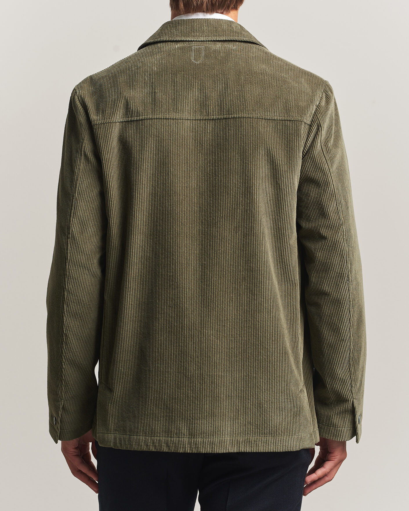 Hombres | Abrigos y chaquetas | Canali | Corduroy Chore Jacket Olive
