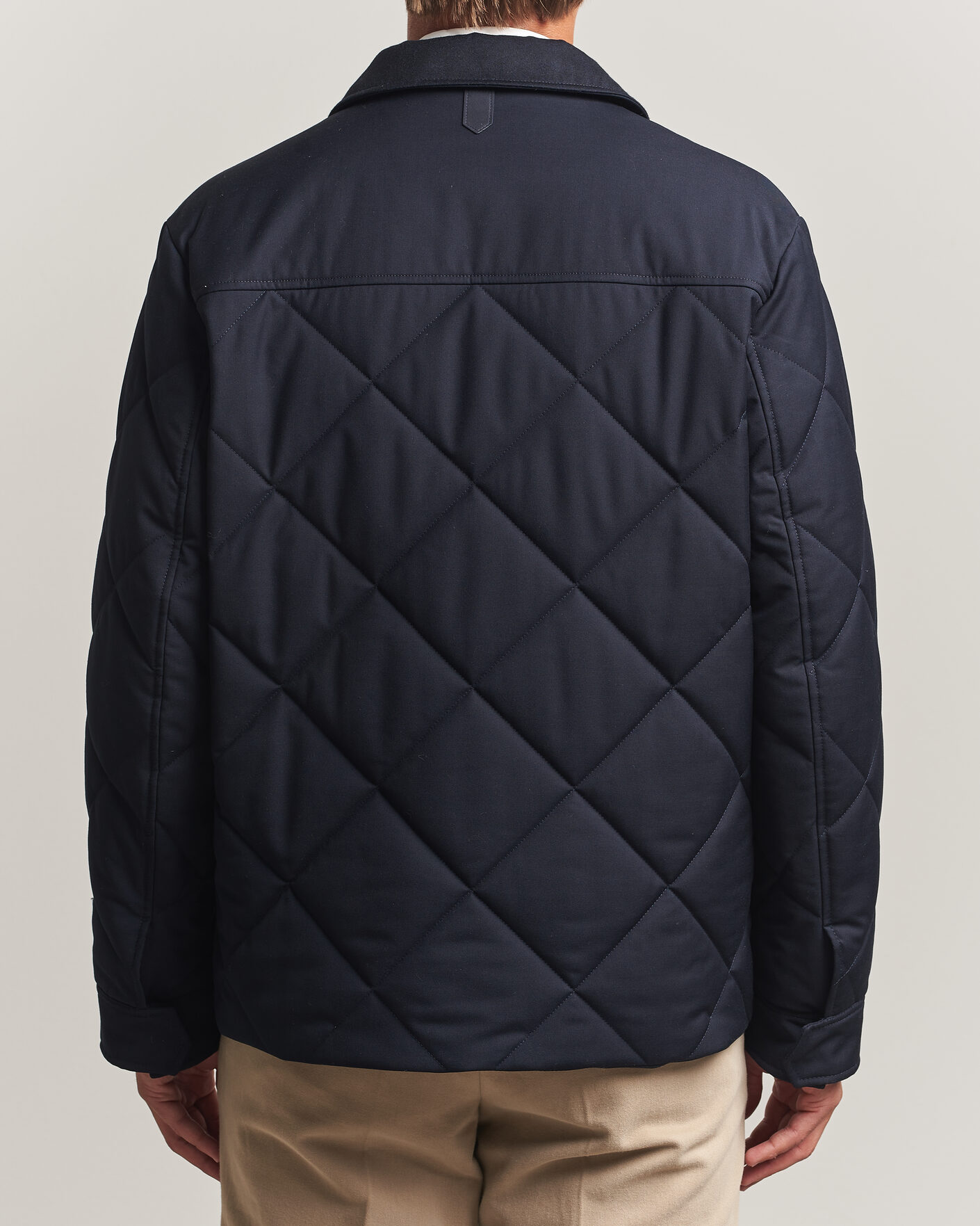 Hombres | Abrigos y chaquetas | Canali | Quilted Country Coat Navy