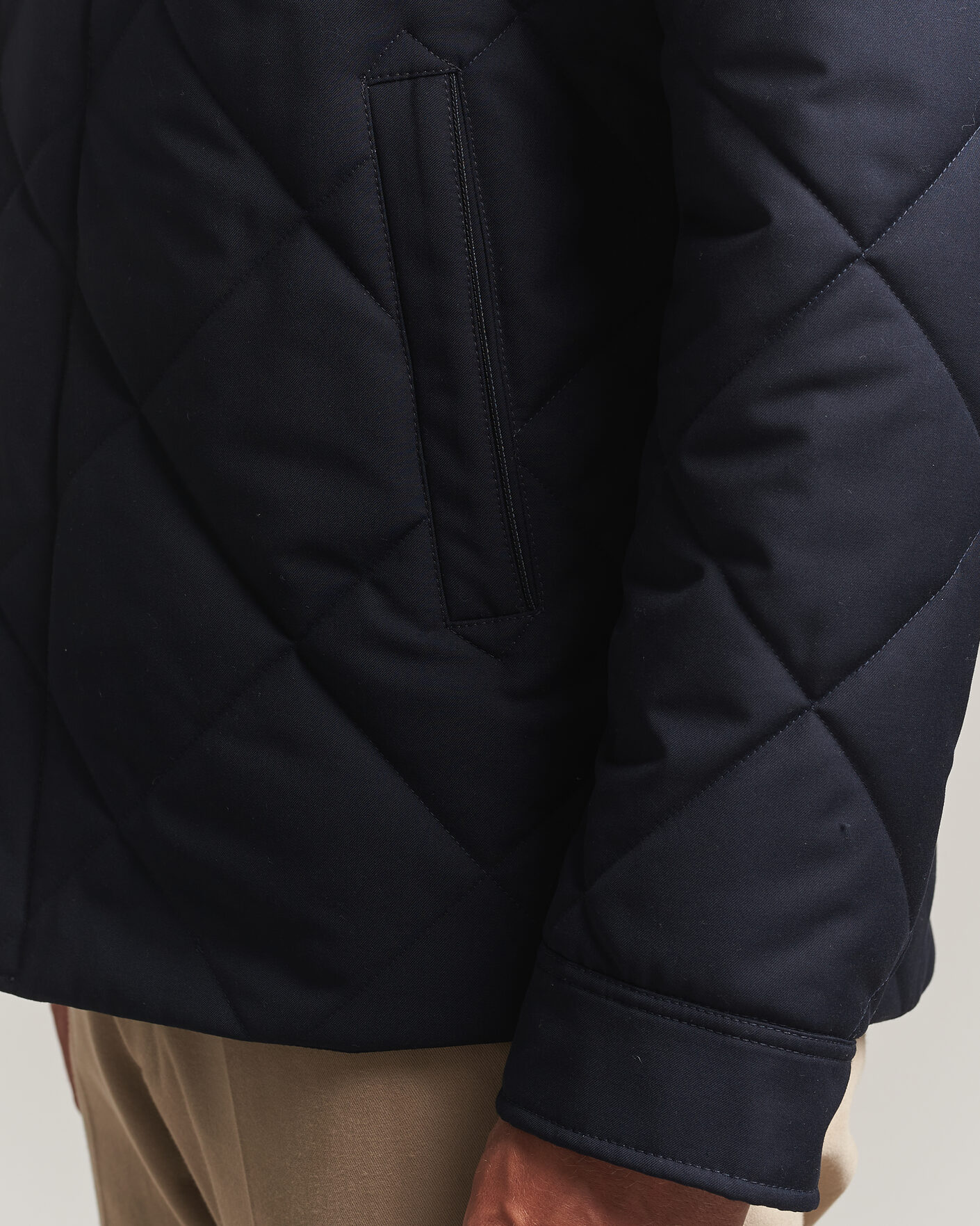 Hombres | Abrigos y chaquetas | Canali | Quilted Country Coat Navy