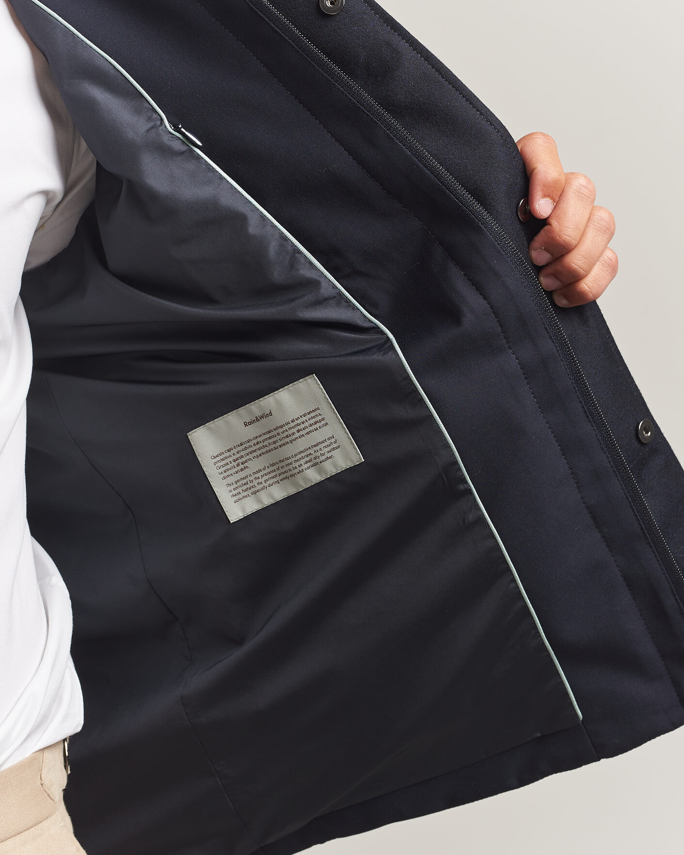 Hombres | Abrigos y chaquetas | Canali | Quilted Country Coat Navy