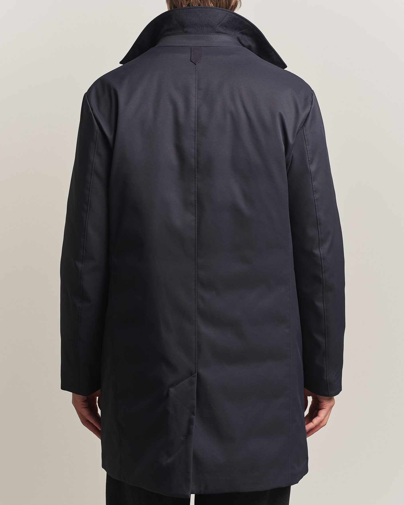 Hombres | Abrigos y chaquetas | Canali | Zip Liner Down Coat Navy