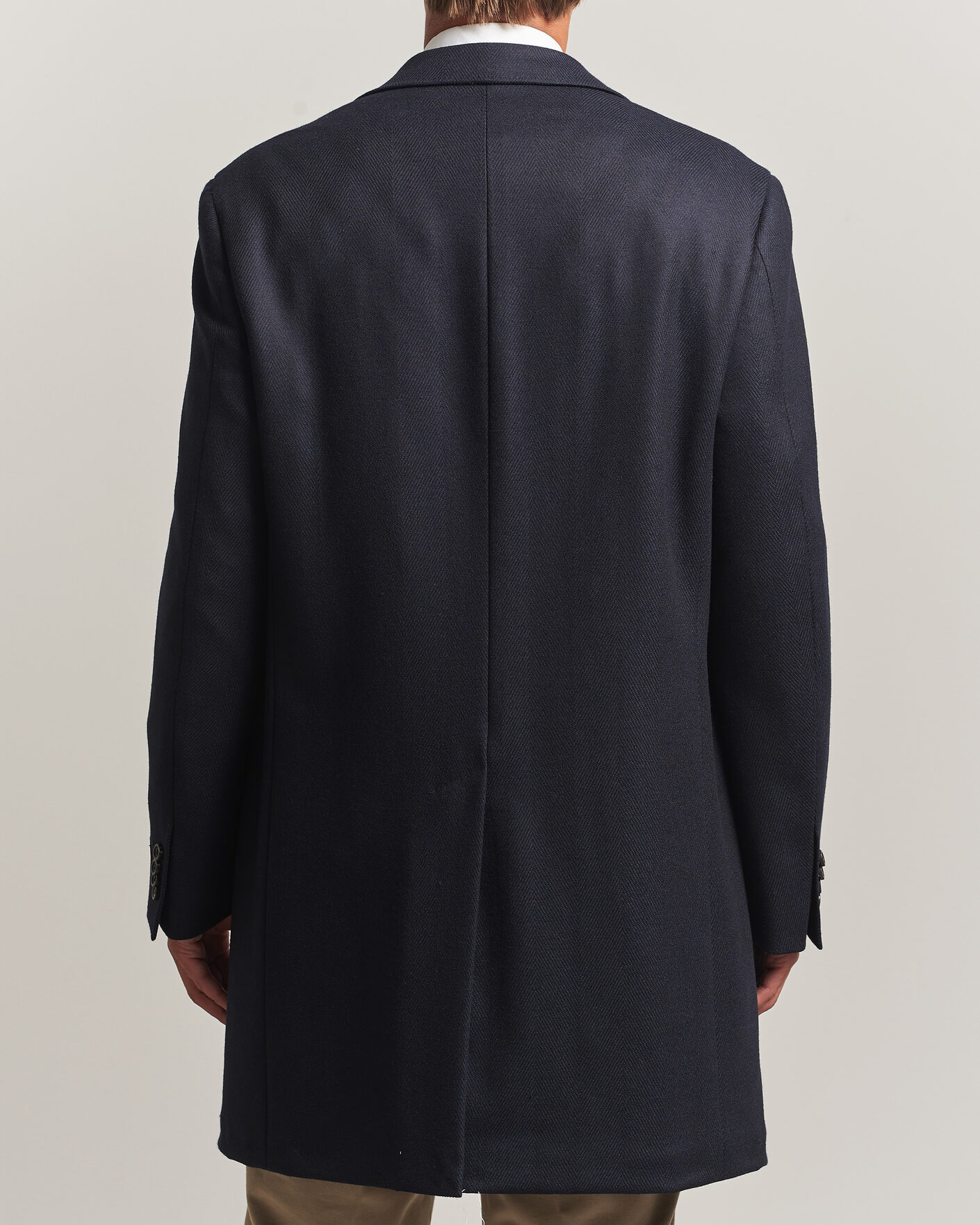 Hombres | Abrigos y chaquetas | Canali | Kei Wool Travel Coat Navy
