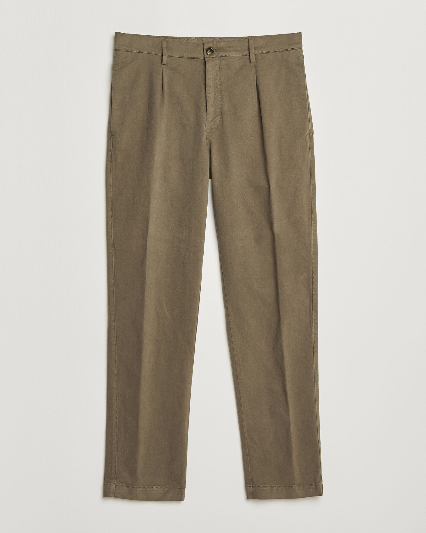 Hombres | Pantalones | Canali | Cotton/Cashmere Chinos Taupe