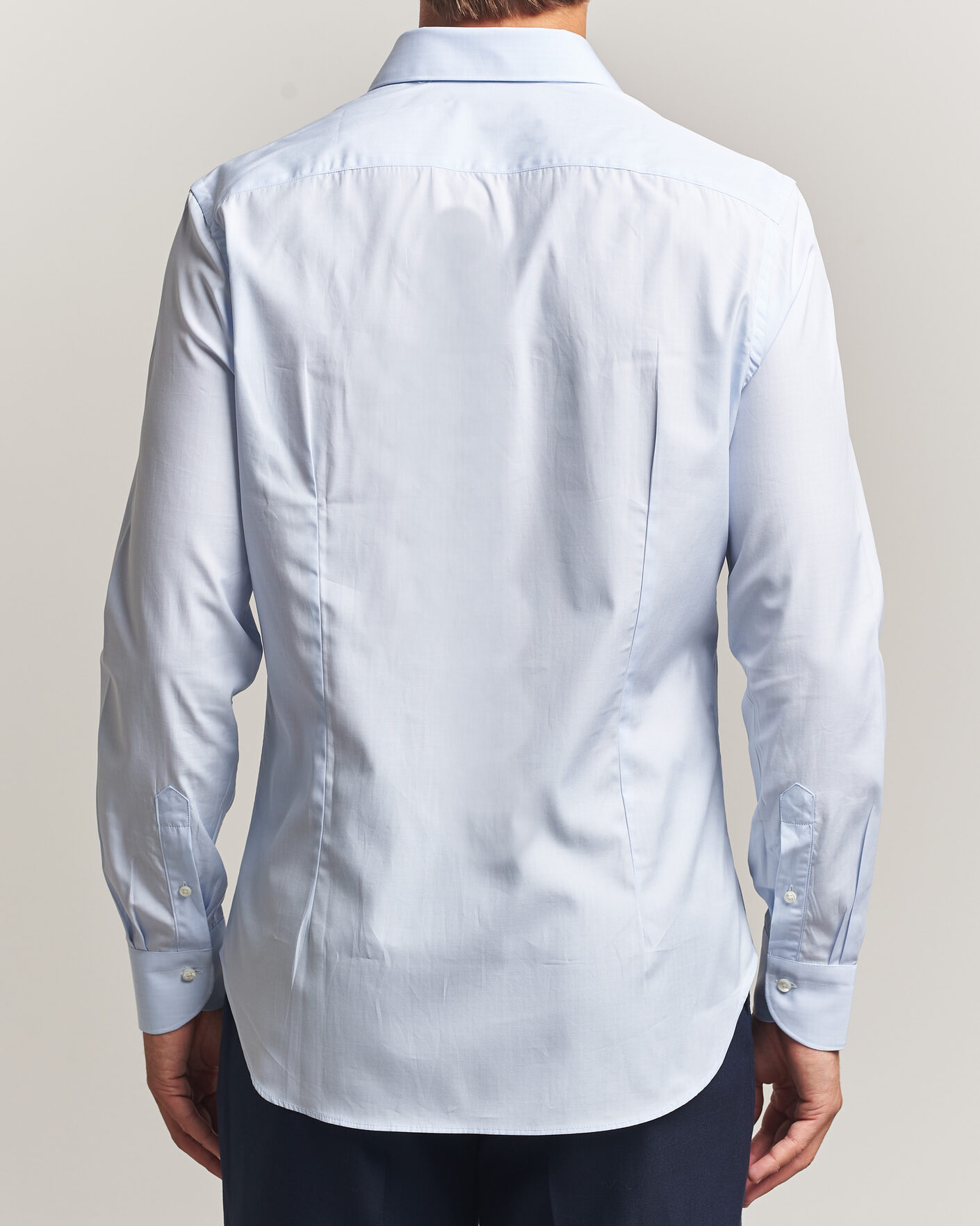 Hombres | Camisas | Canali | Slim Fit Dress Shirt Light Blue Check