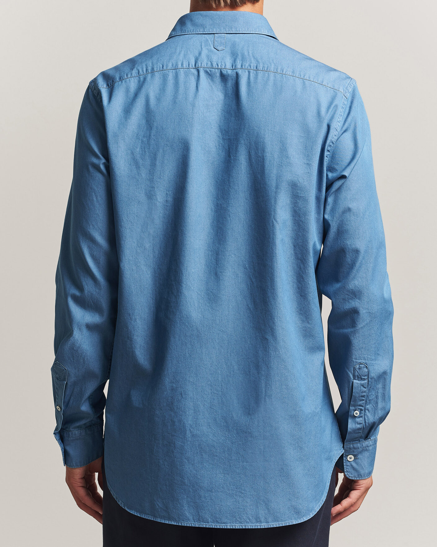 Hombres | Camisas | Canali | Denim Shirt Stone Wash