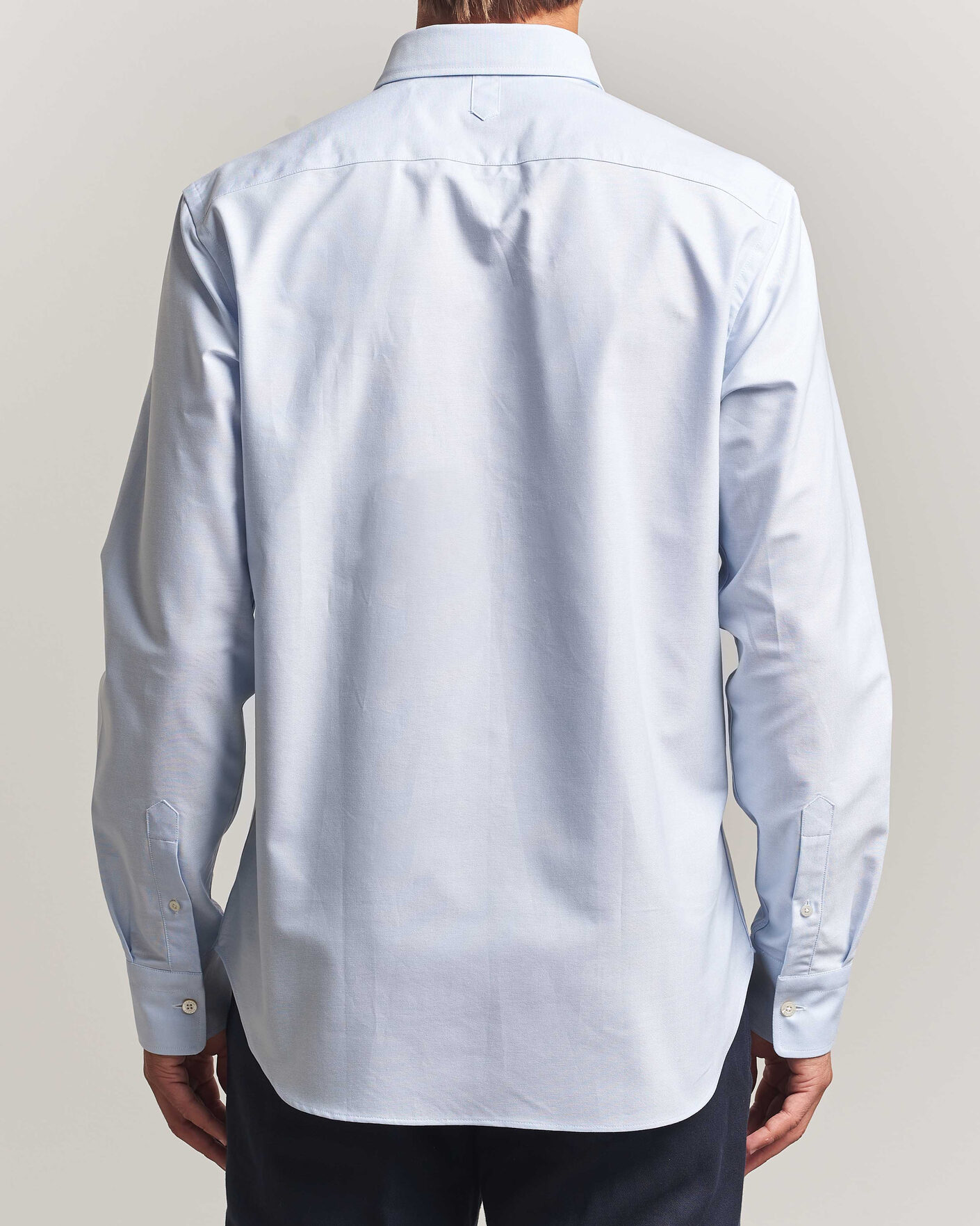 Hombres | Camisas | Canali | Oxford Button Down Shirt Light Blue
