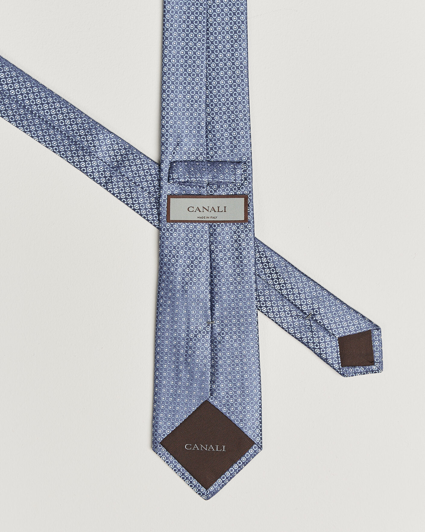 Hombres | Corbatas | Canali | Jacquard Silk Tie Sky Blue