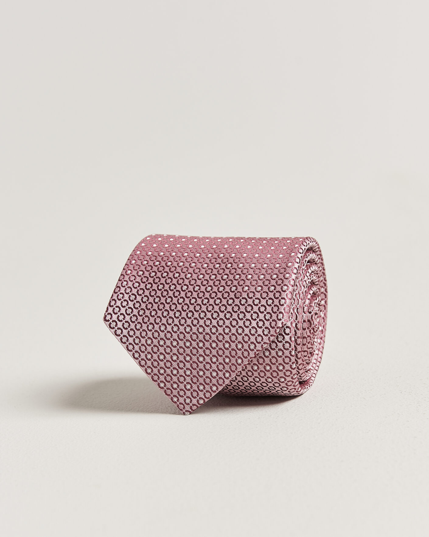 Hombres | Corbatas | Canali | Jacquard Silk Tie Rosa