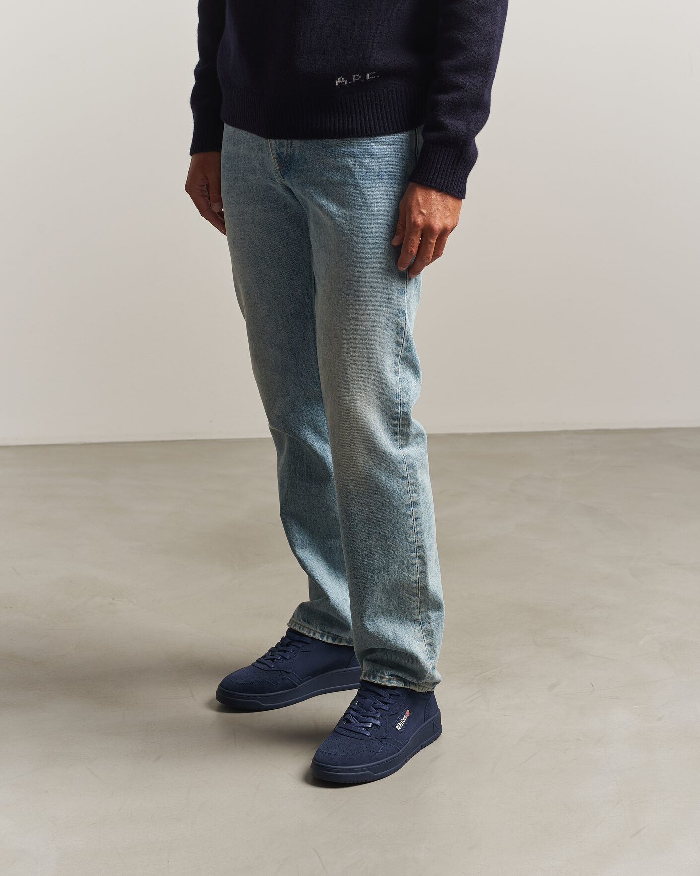 Hombres | Zapatillas | Autry | Medalist Low Suede Sneaker Navy