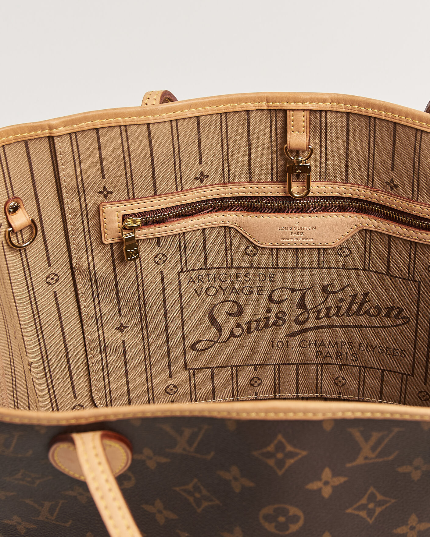 Hombres | Pre-Owned & Vintage Bags | Louis Vuitton Pre-Owned | Neverfull MM Monogram