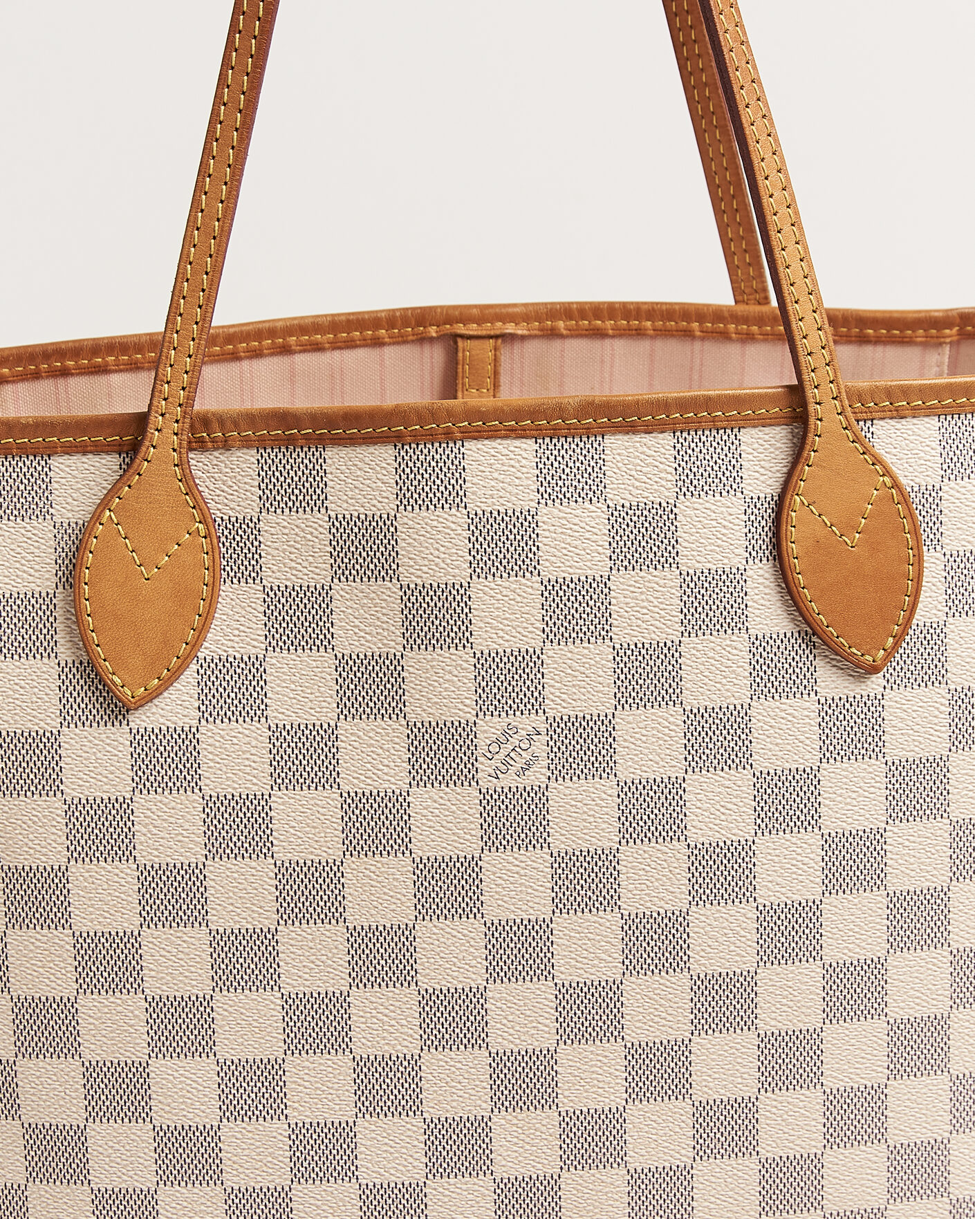 Hombres | Pre-Owned & Vintage Bags | Louis Vuitton Pre-Owned | Neverfull MM Damier Azur