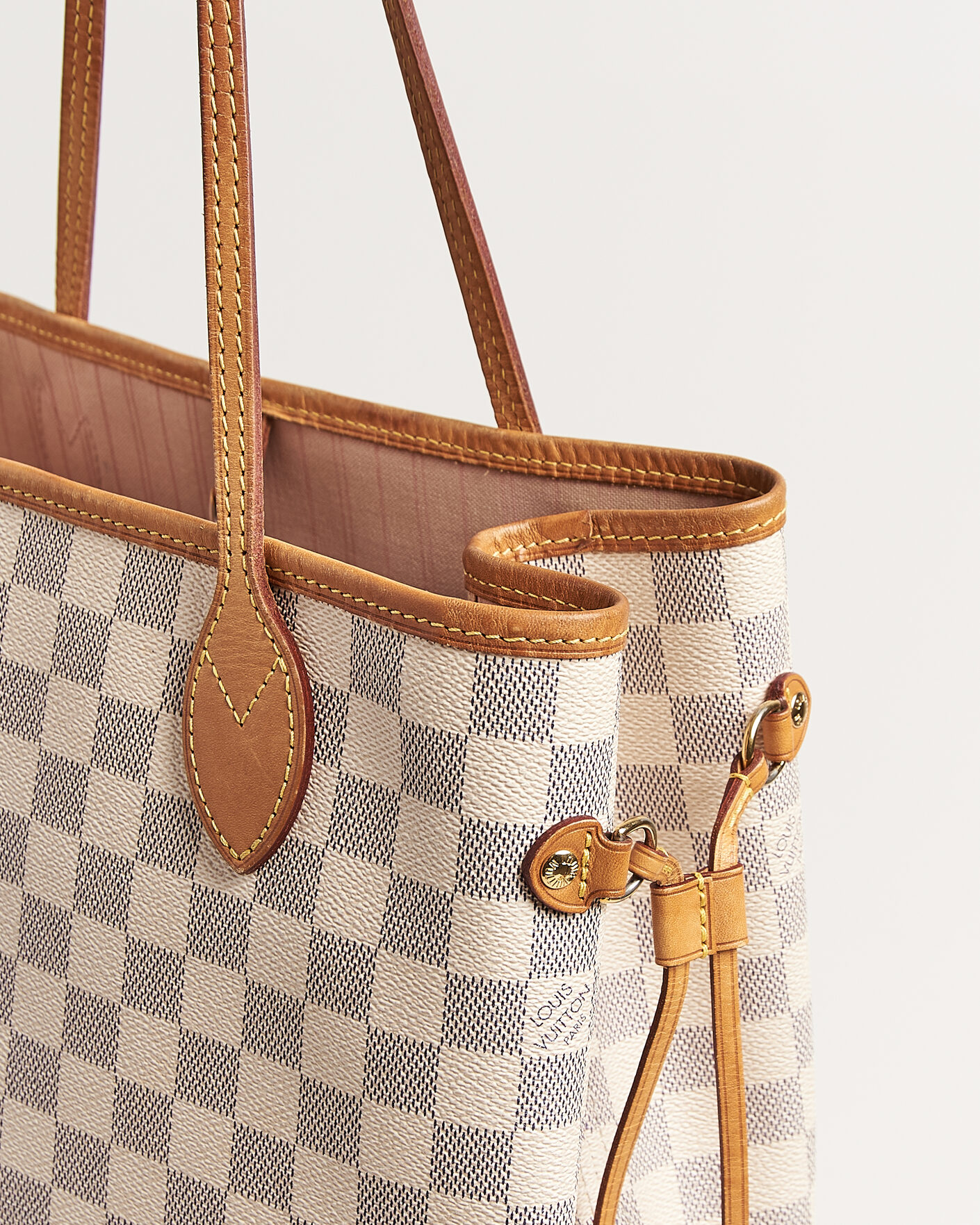Hombres | Pre-Owned & Vintage Bags | Louis Vuitton Pre-Owned | Neverfull MM Damier Azur