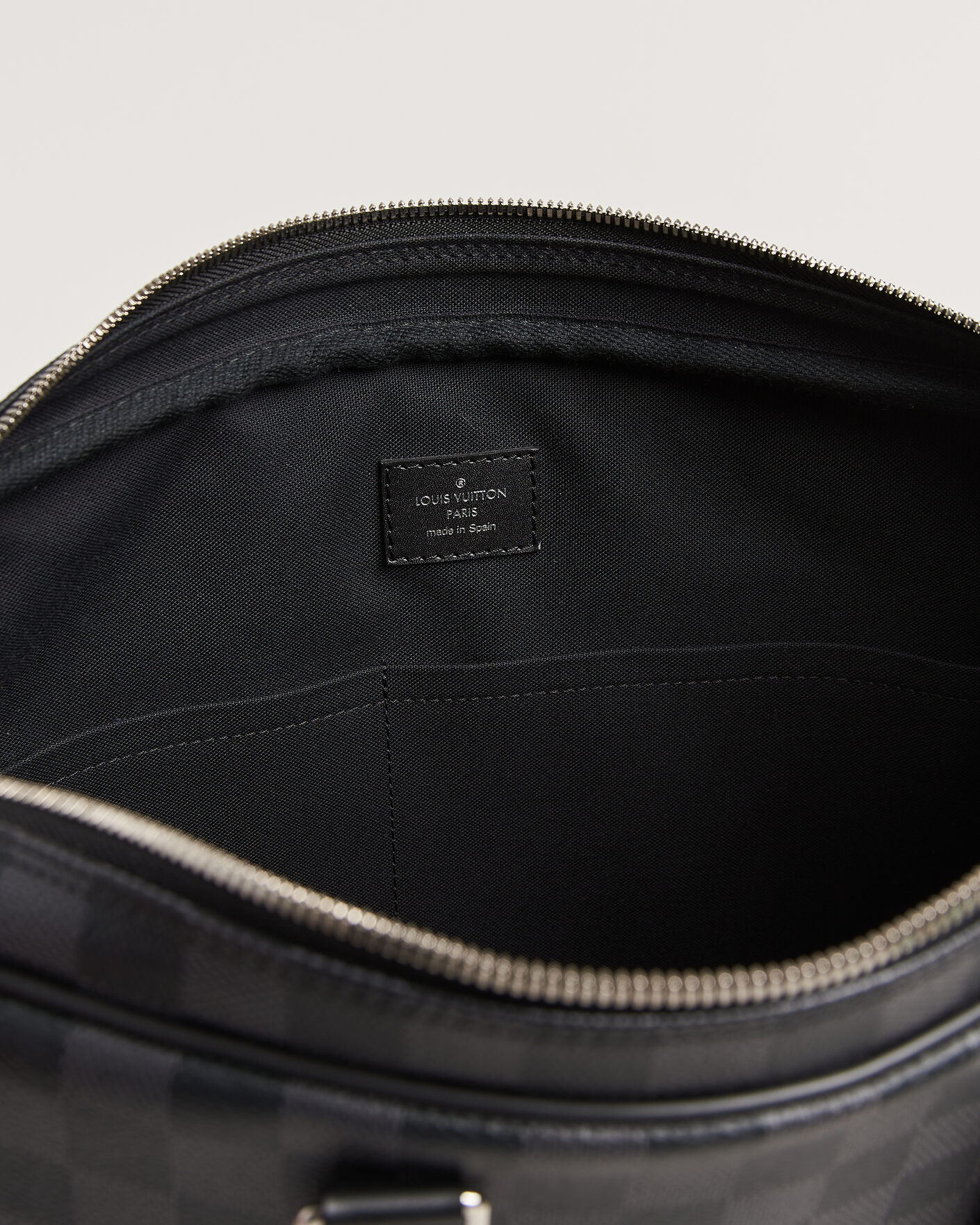 Hombres | Pre-Owned & Vintage Bags | Louis Vuitton Pre-Owned | Porte Documents Damier Graphite