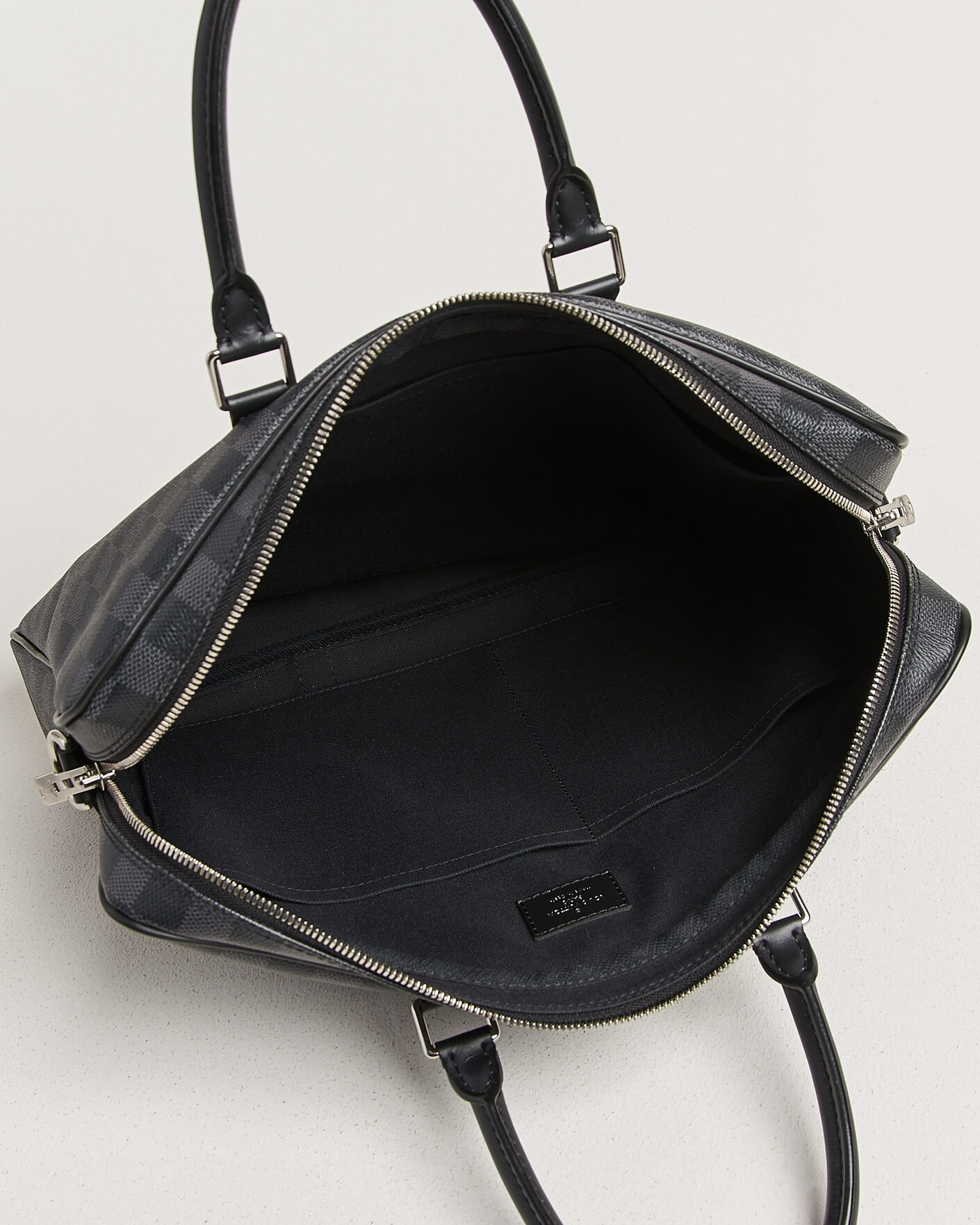Hombres | Pre-Owned & Vintage Bags | Louis Vuitton Pre-Owned | Porte Documents Damier Graphite