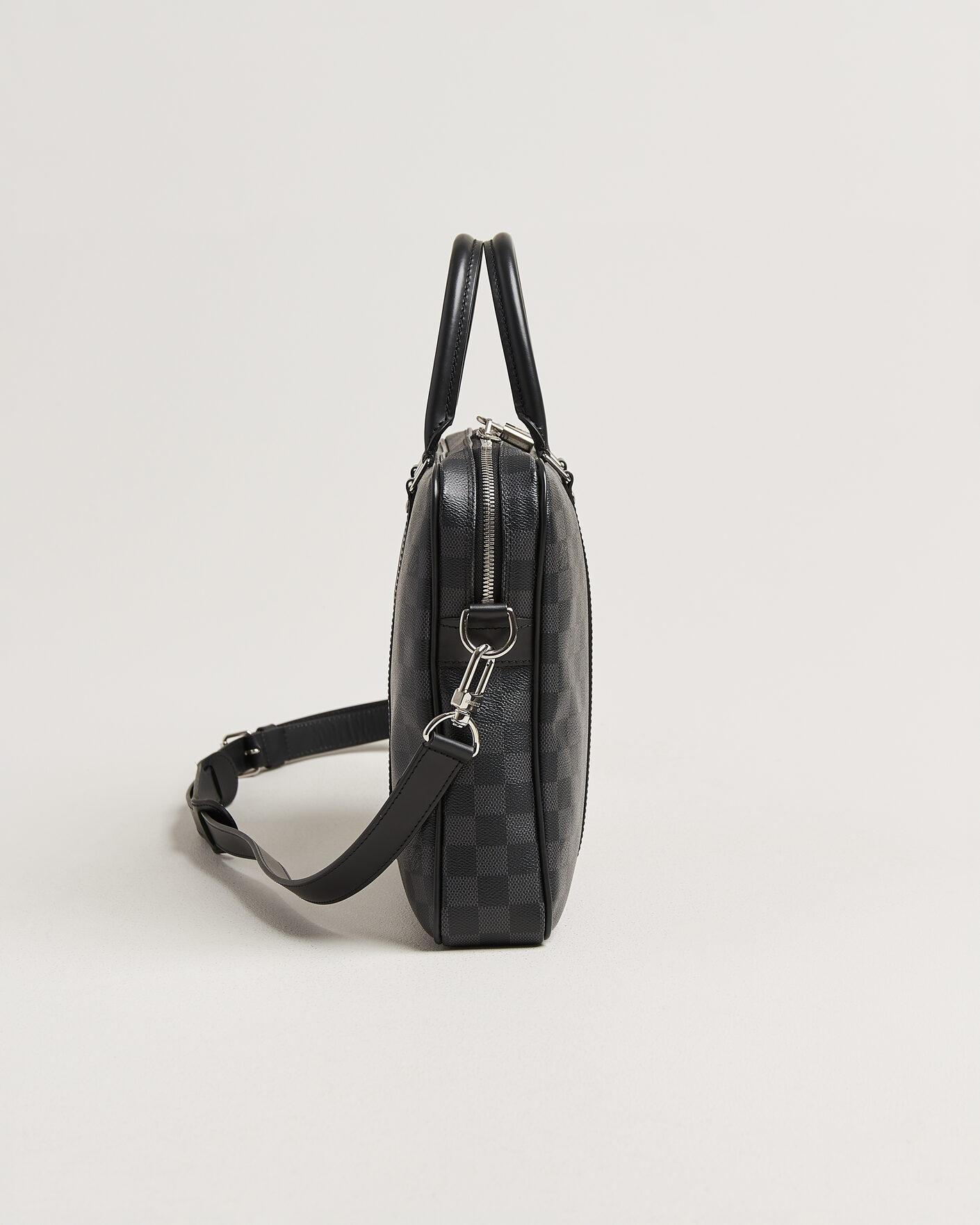 Hombres | Pre-Owned & Vintage Bags | Louis Vuitton Pre-Owned | Porte Documents Damier Graphite